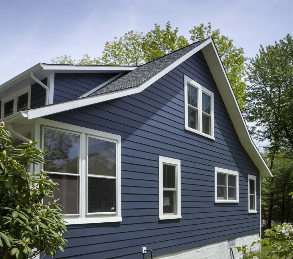 Cobolt Blue Residential Siding