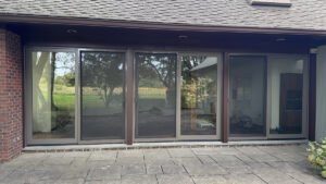 Andersen A Series - Contemporary Sliding Patio Door - Terratone - Princeton NJ
