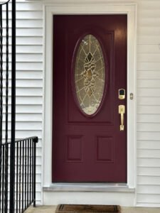 Guardian Steel Door Heirloom Decorative Glass Wineberry - Lawrence NJ
