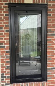 ProVia Steel Door Aria Decorative Glass Black - Pennington NJ